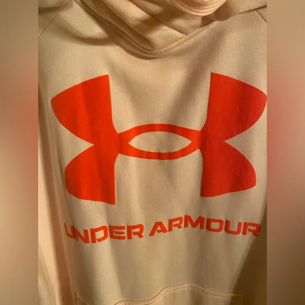 Under Armour Womens Rival
Fleece Logo Hoodie Pink 1356318 Large Athleisure - Picture 2 of 5
